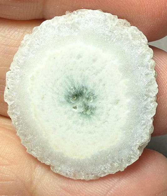 Freeform 28x25mm Natural Solar Quartz Slice 25