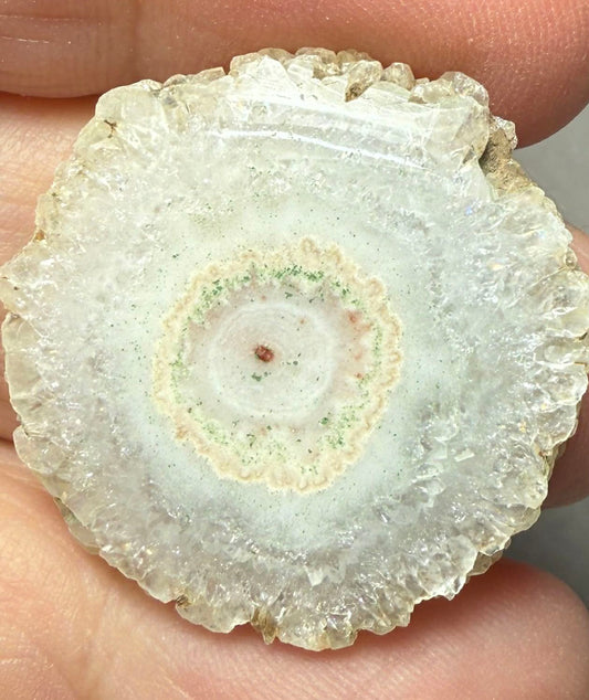 Freeform 28x28mm Natural Solar Quartz Slice 27