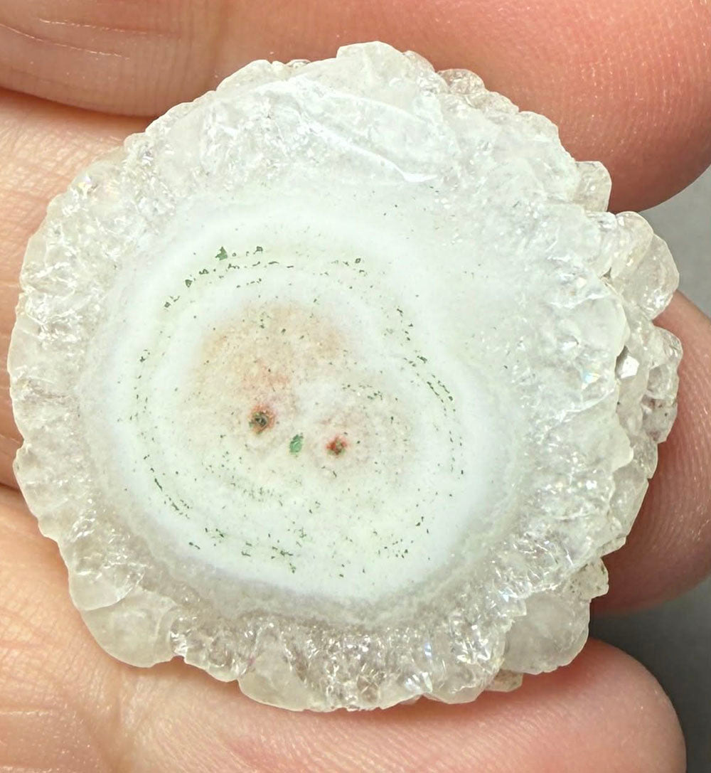 Freeform 29x28mm Natural Solar Quartz Slice 33