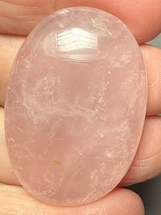 Oval 41x29mm Rose Quartz Cabochon 05