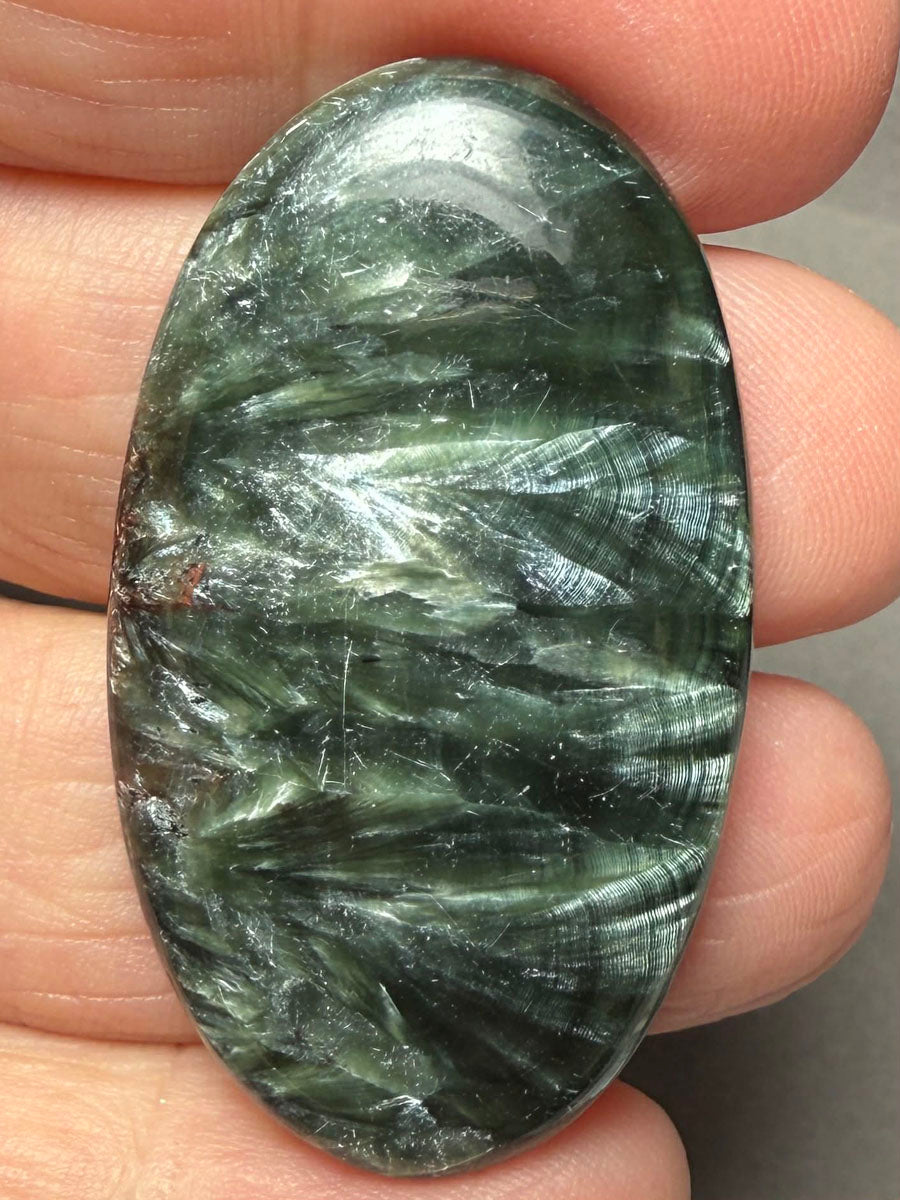 Oval 44x25mm Seraphinite Cabochon 50
