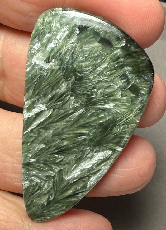 Freeform 52x30mm Seraphinite Cabochon 74