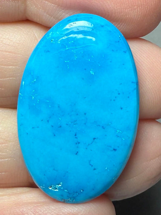 Oval 32x20mm Feroza Turquoise Cabochon 54