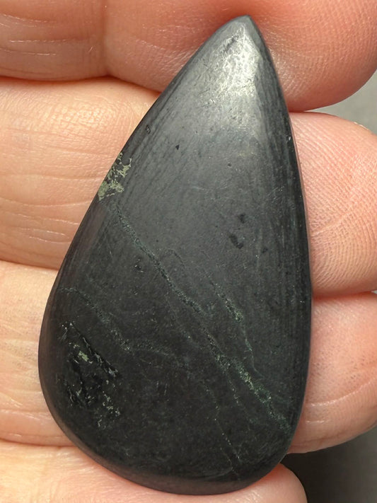Teardrop 39x23mm Shungite Cabochon 25