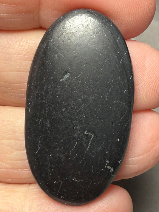 Oval 39x21mm Shungite Cabochon 27