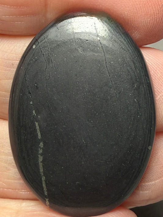 Oval 37x27mm Shungite Cabochon 28