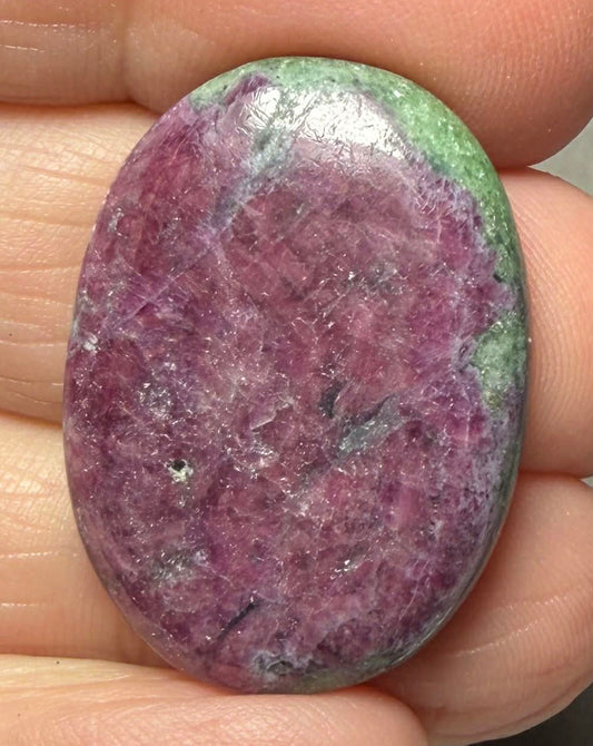 Oval 30x22mm Indian Ruby Cabochon 15