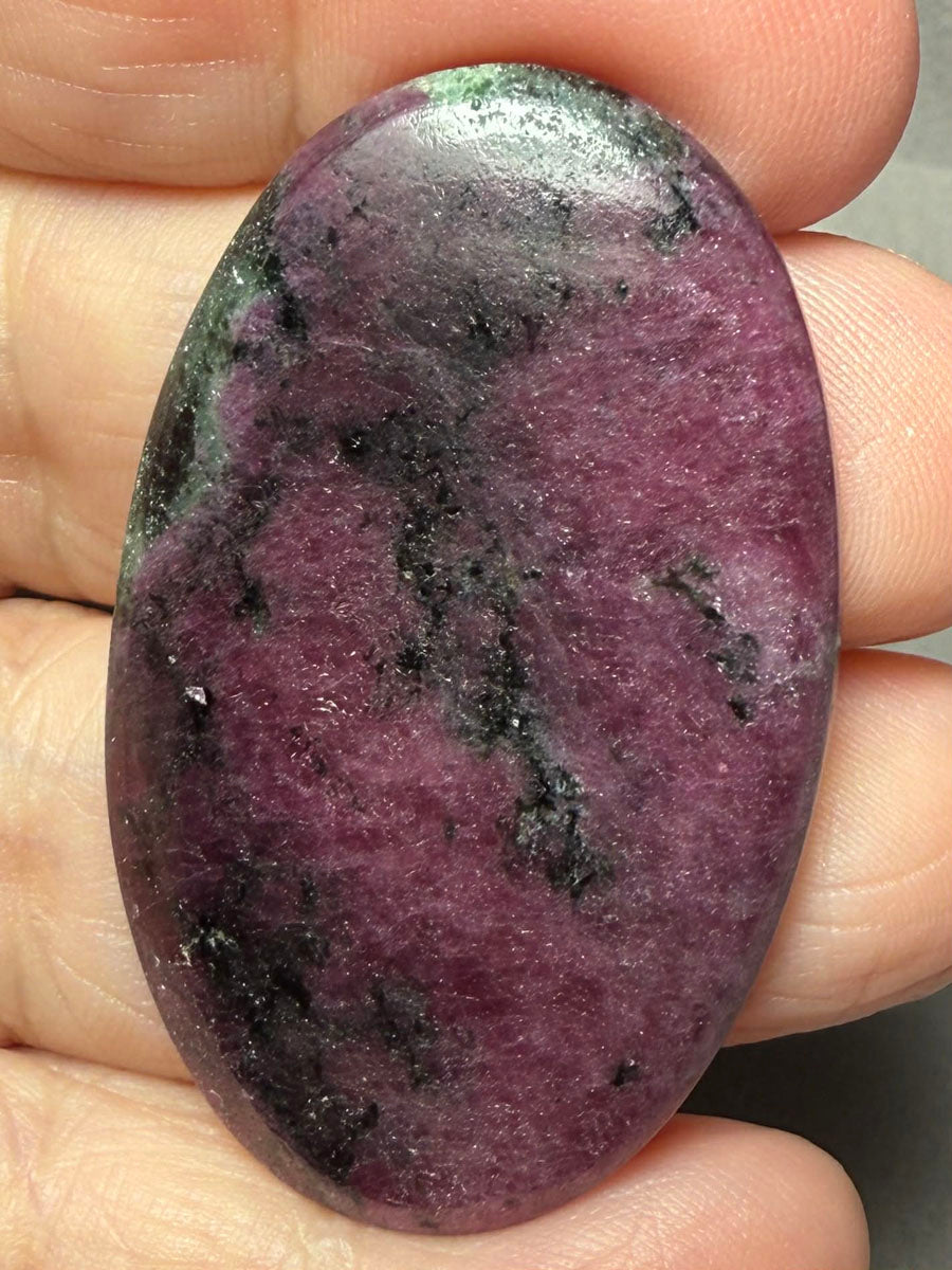 Oval 46x28mm Indian Ruby Cabochon 19