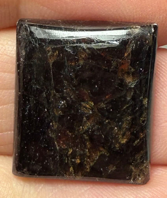 Rectangle 20x17mm Indian Garnet Cabochon 24