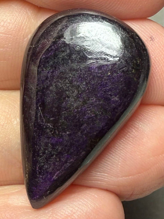 Teardrop 29x18mm Purpurite Cabochon 19