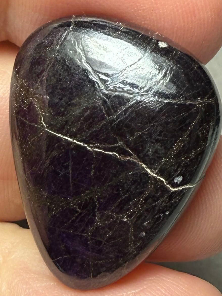 Freeform 28x22mm Purpurite Cabochon 23
