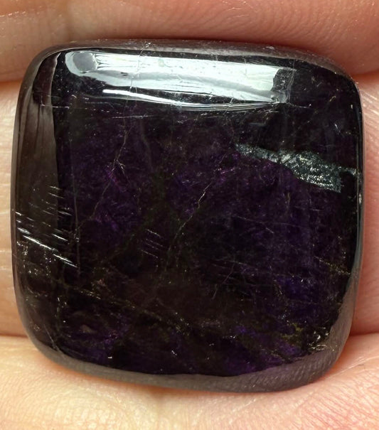 Square 20x20mm Purpurite Cabochon 24