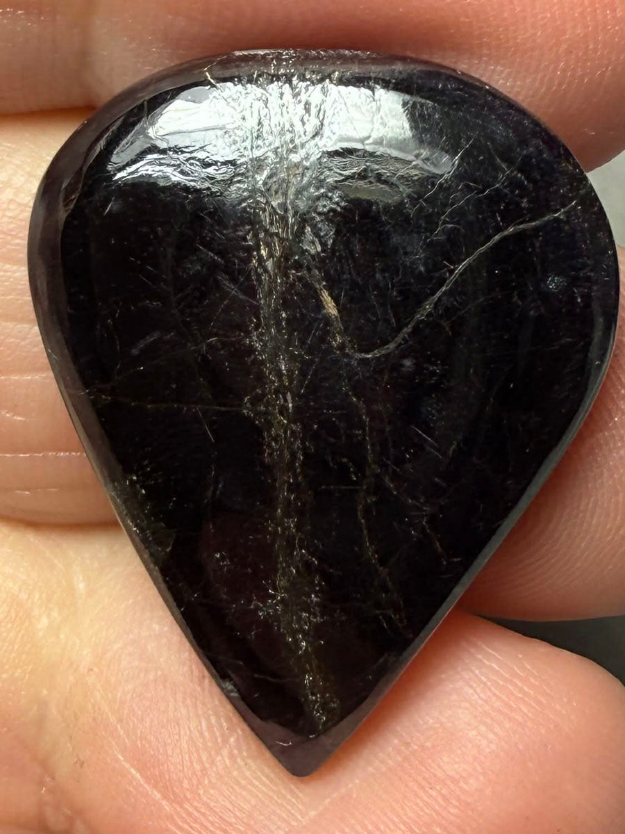 Teardrop 28x22mm Purpurite Cabochon 28