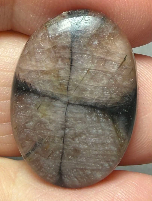 Oval 29x20mm Chiastolite Cabochon 41