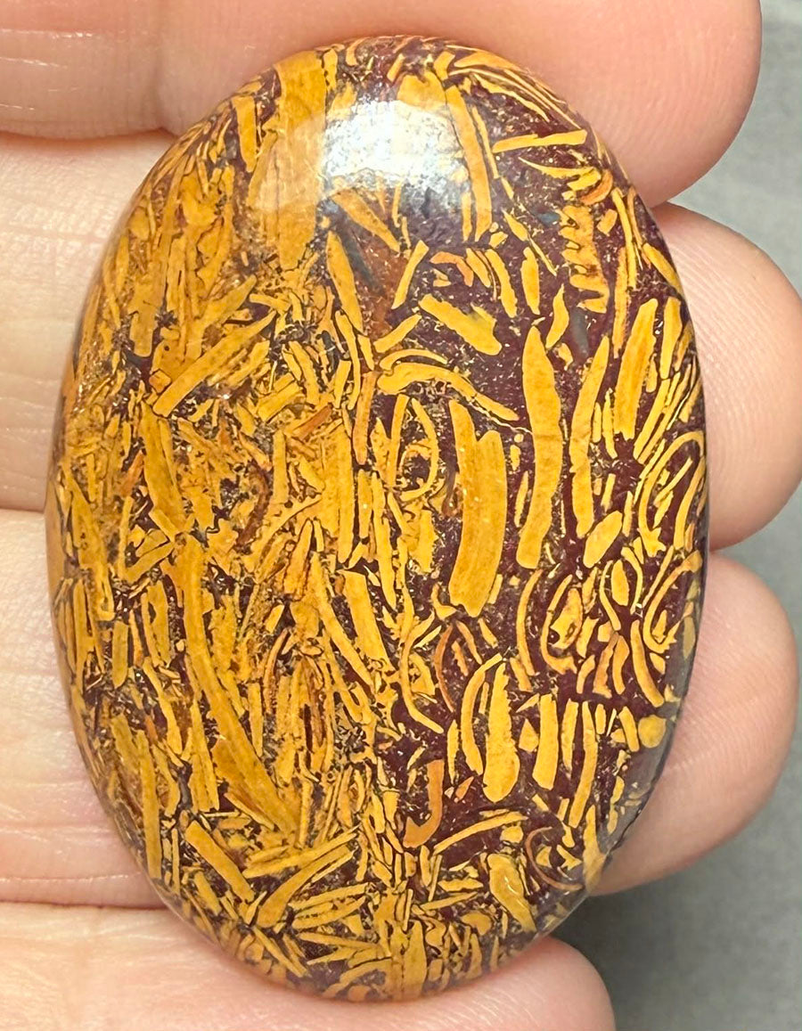 Oval 39x26mm Mariam Jasper Cabochon 20