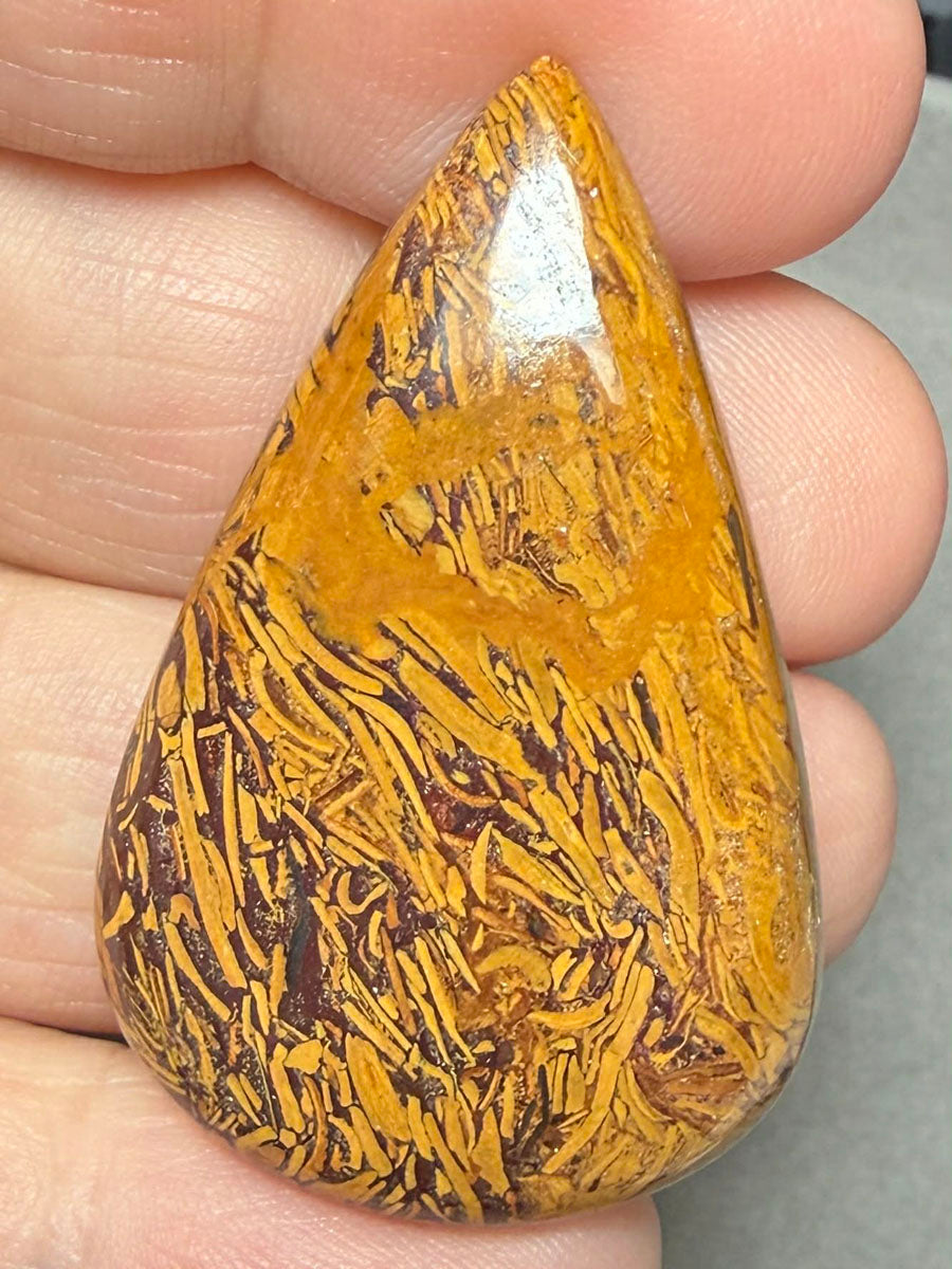 Teardrop 42x27mm Mariam Jasper Cabochon 24
