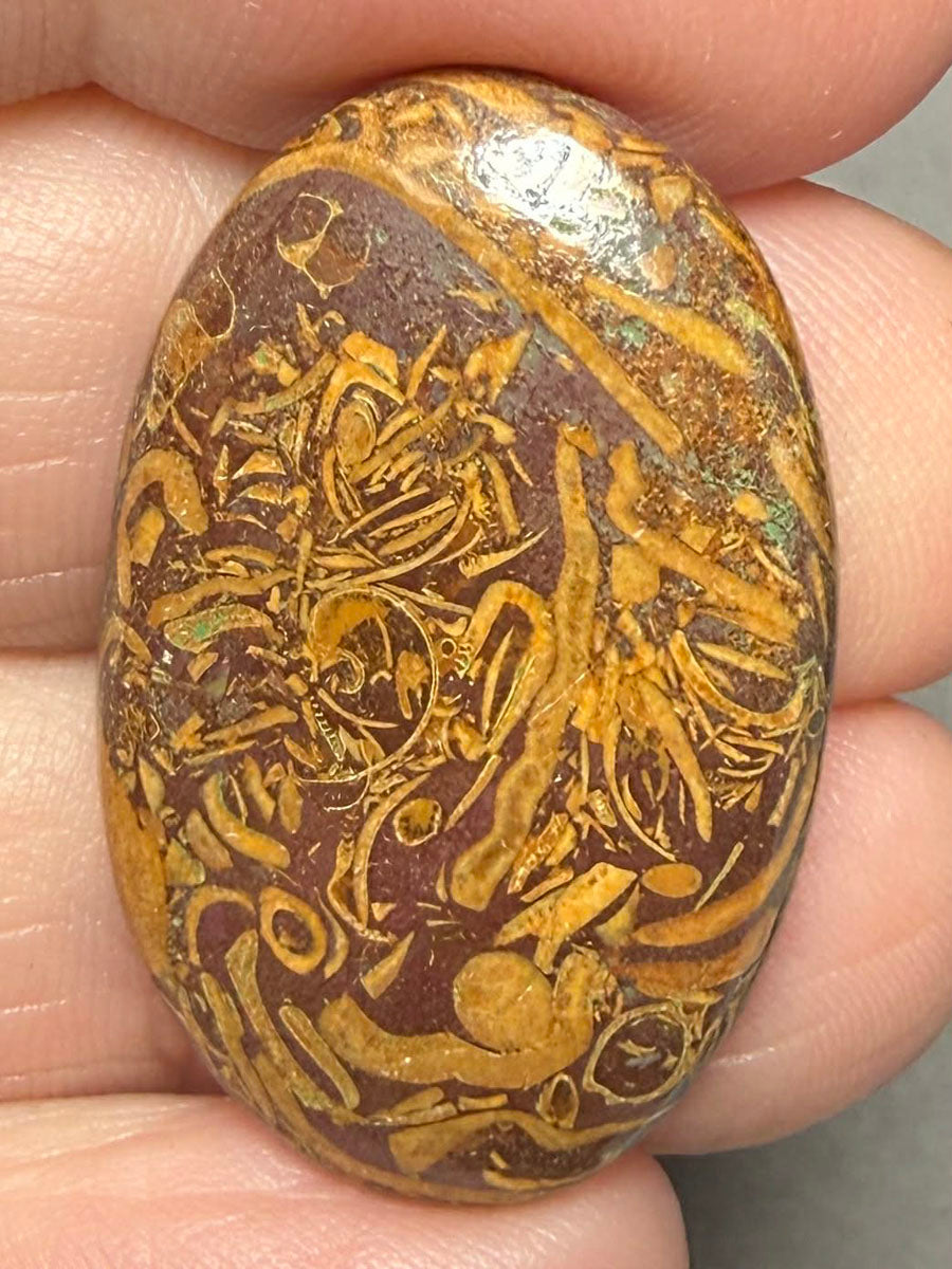 Oval 32x20mm Mariam Jasper Cabochon 26