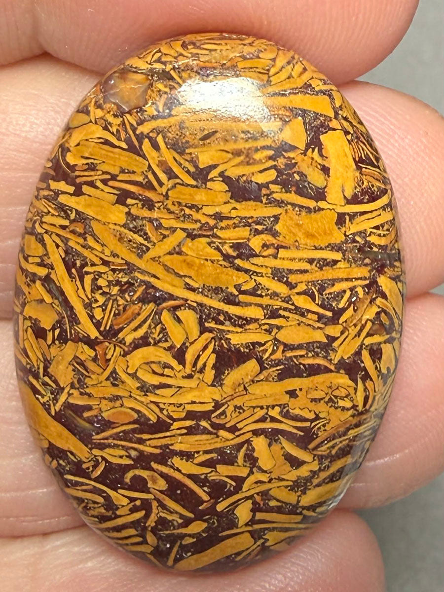 Oval 34x24mm Mariam Jasper Cabochon 29