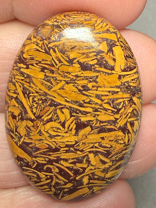 Oval 34x24mm Mariam Jasper Cabochon 29