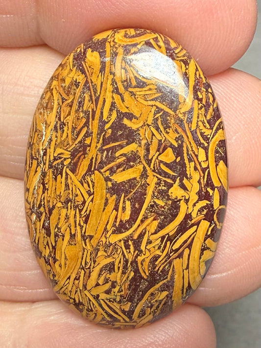 Oval 34x23mm Mariam Jasper Cabochon 33