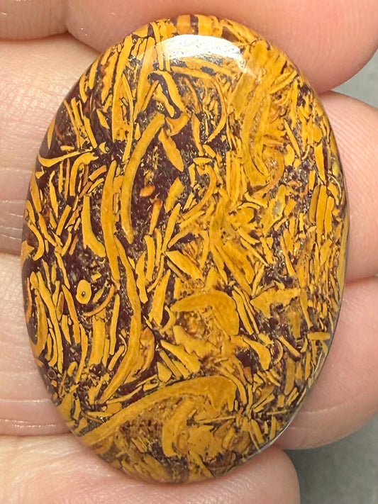 Oval 35x24mm Mariam Jasper Cabochon 34