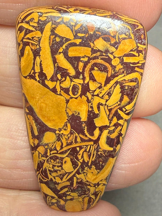 Freeform 40x24mm Mariam Jasper Cabochon 38