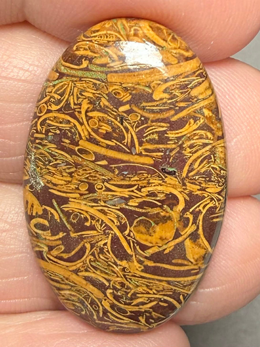 Oval 32x20mm Mariam Jasper Cabochon 39