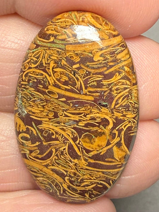 Oval 32x20mm Mariam Jasper Cabochon 39