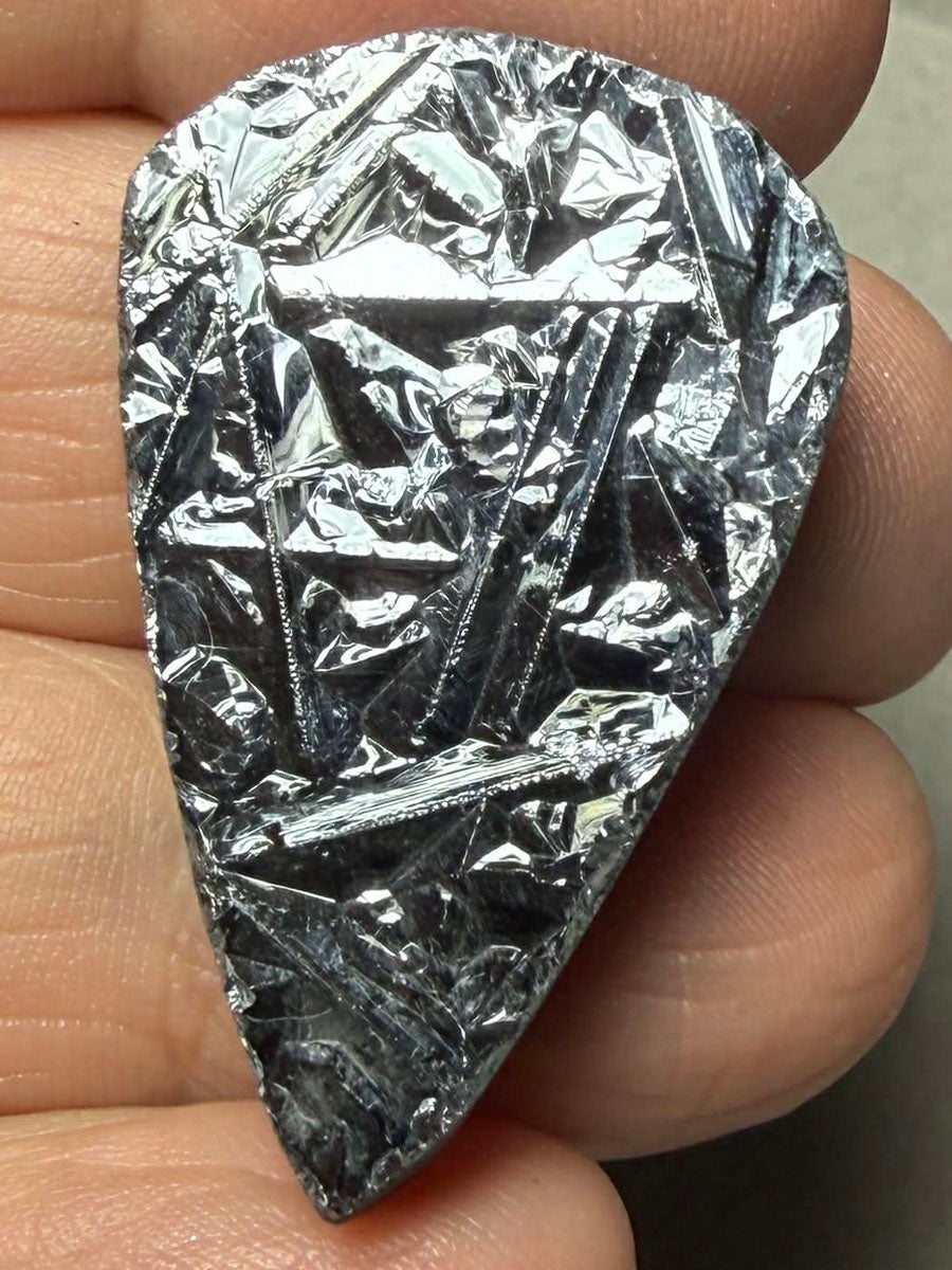 Teardrop 34x21mm Silicon Cabochon 33