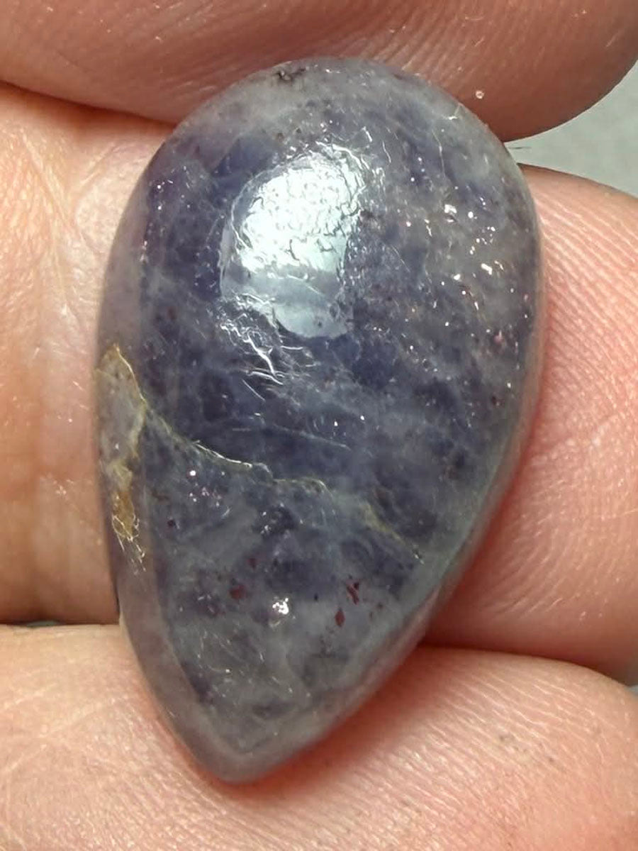 Teardrop 21x13mm Iolite Cabochon 14