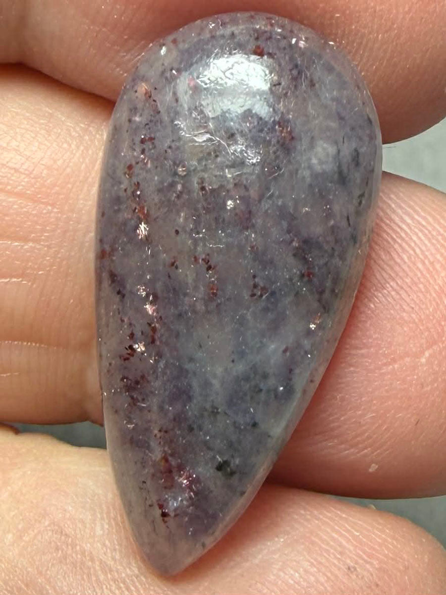 Teardrop 28x13mm Iolite Cabochon 22