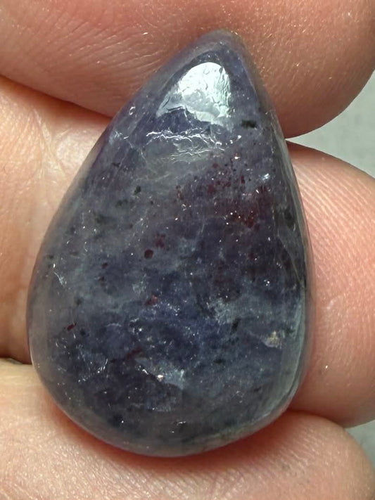 Teardrop 22x15mm Iolite Cabochon 28