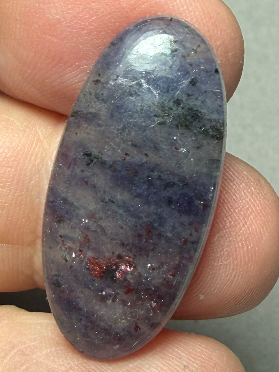 Oval 31x14mm Iolite Cabochon 35