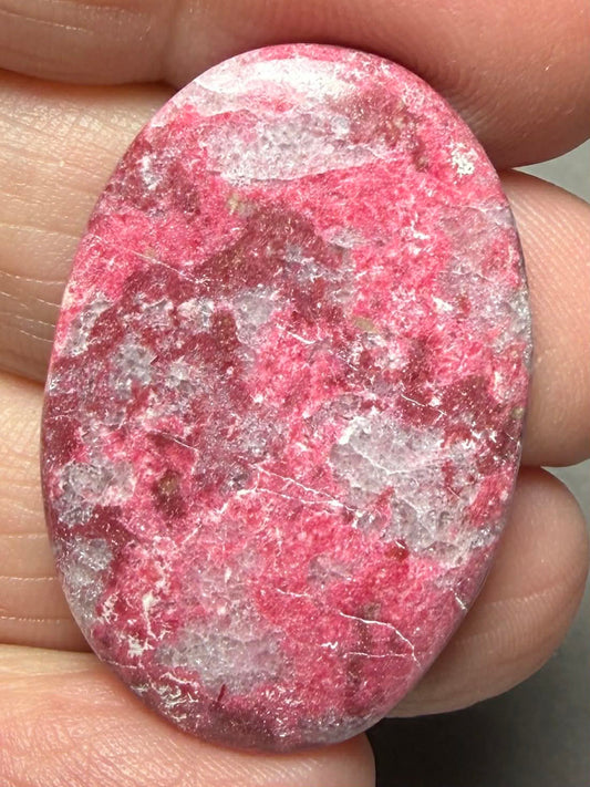 Oval 35x24mm Thulite Cabochon 35