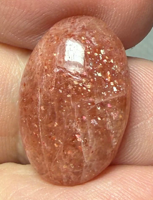 Oval 21x13mm Sunstone Cabochon 50