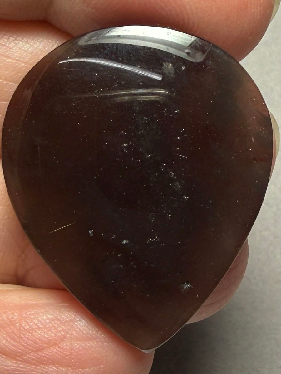 Teardrop 33x27mm Agni Manitite Cabochon 06