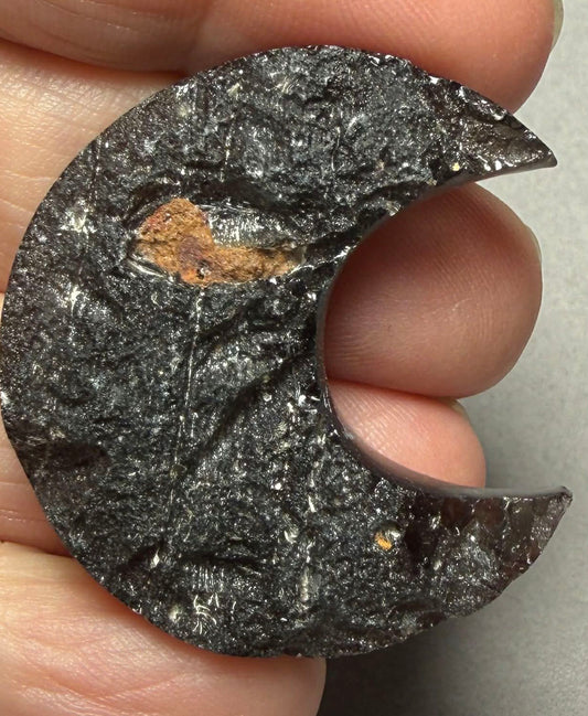 Moon 37x35mm Agni Manitite Cabochon 09