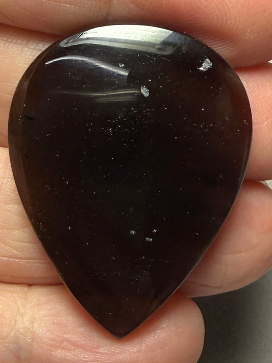 Teardrop 37x28mm Agni Manitite Cabochon 11