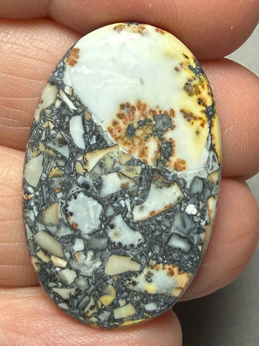Oval 33x22mm Maligano Jasper Cabochon 52