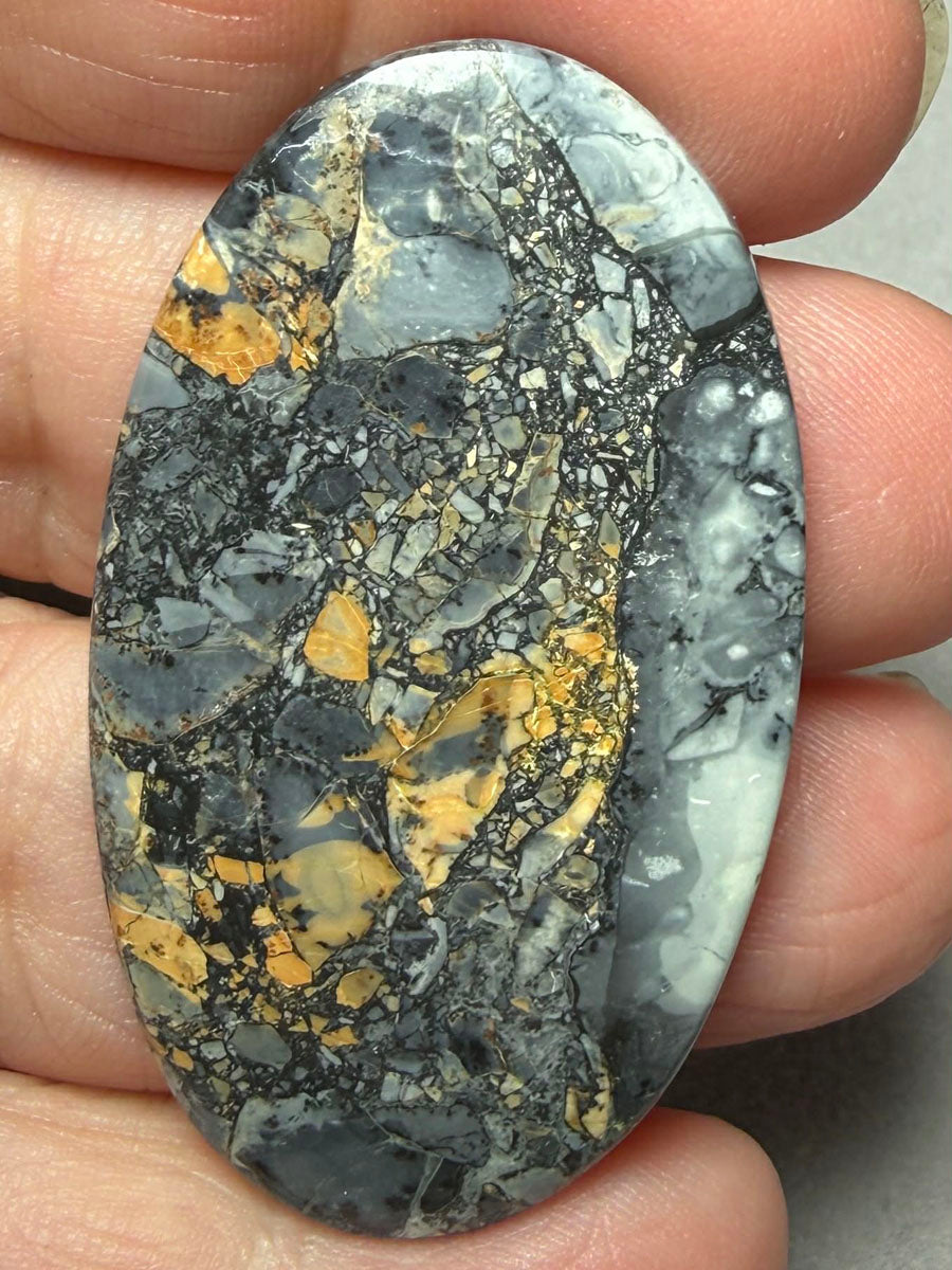 Oval 48x28mm Maligano Jasper Cabochon 53