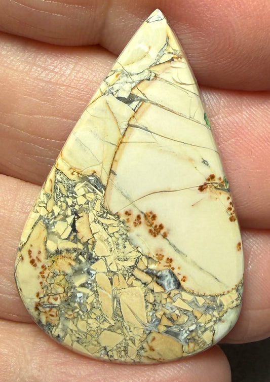Teardrop 38x25mm Maligano Jasper Cabochon 54