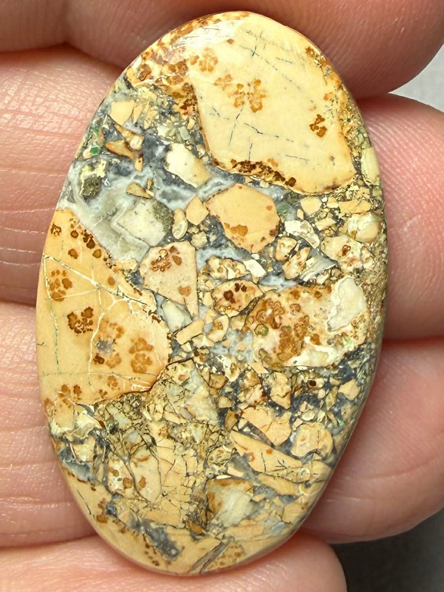 Oval 35x21mm Maligano Jasper Cabochon 62