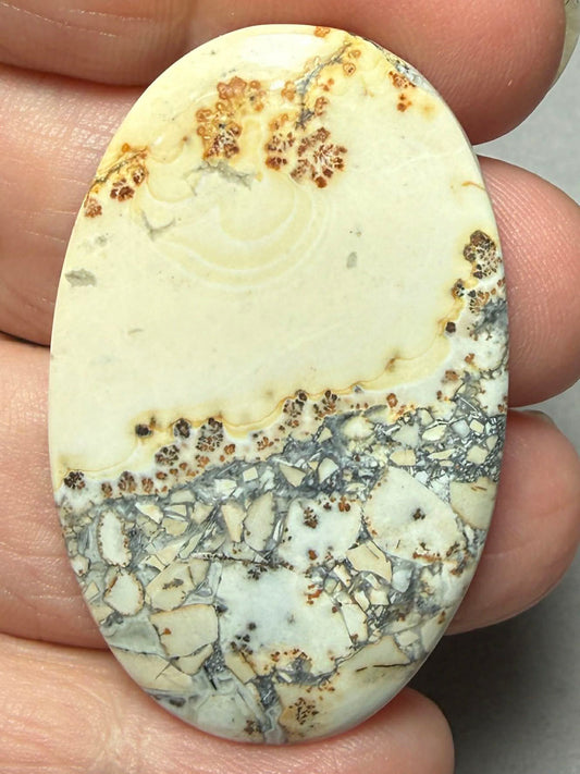Oval 45x28mm Maligano Jasper Cabochon 68