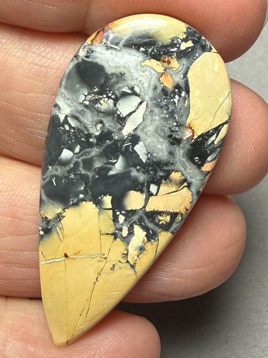 Teardrop 45x22mm Maligano Jasper Cabochon 72