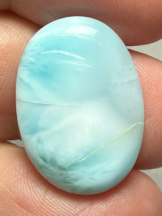 Oval 23x16mm Larimar Cabochon 71