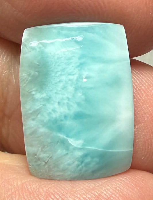 Rectangle 19x13mm Larimar Cabochon 75