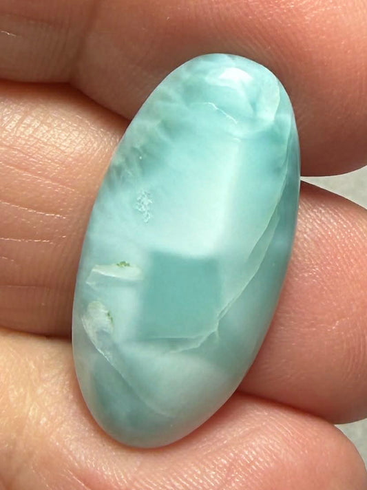 Oval 27x13mm Larimar Cabochon 81