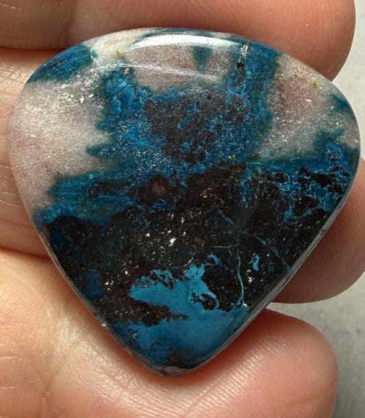 Teardrop 28x28mm Shattuckite Cabochon 75