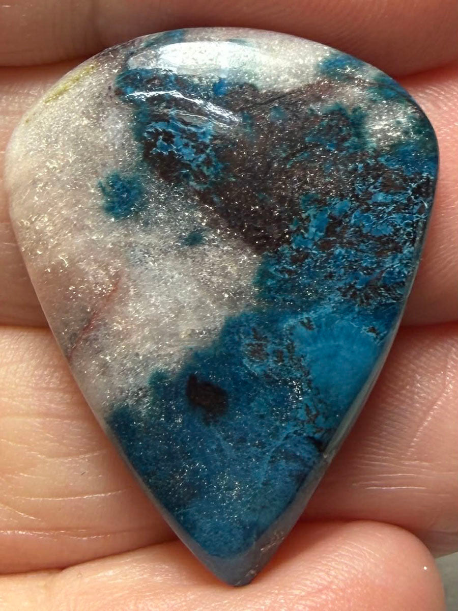 Teardrop 32x24mm Shattuckite Cabochon 84