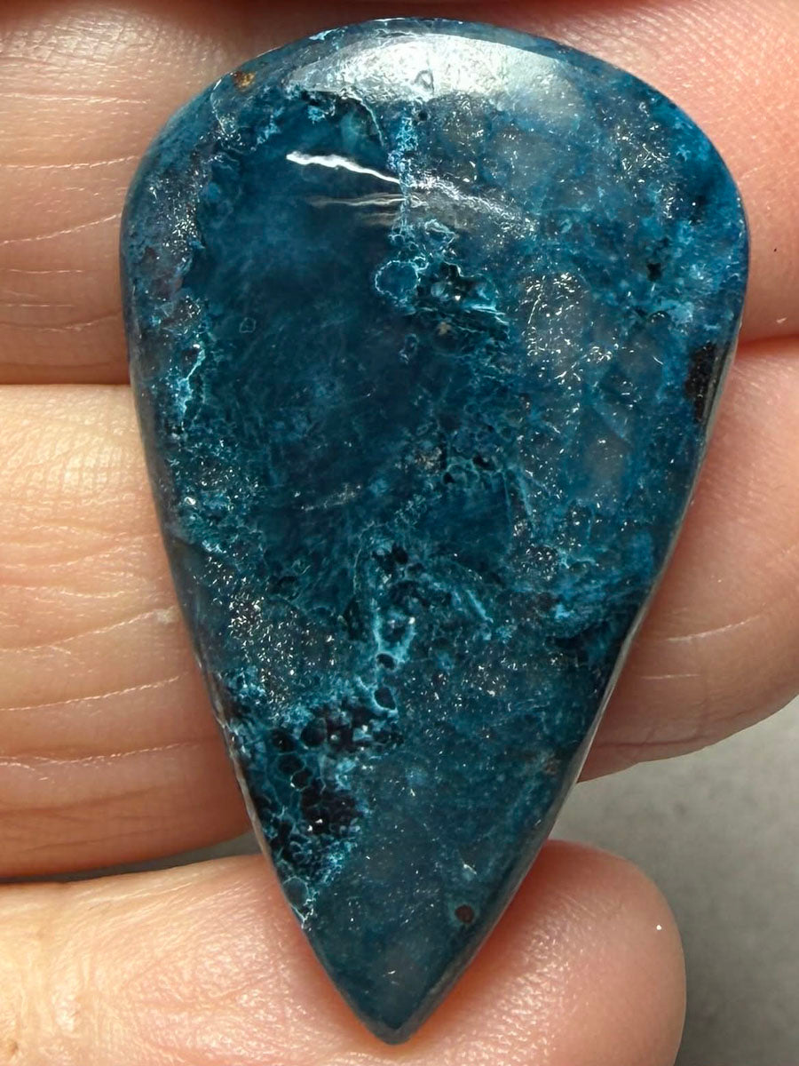 Teardrop 34x21mm Shattuckite Cabochon 85
